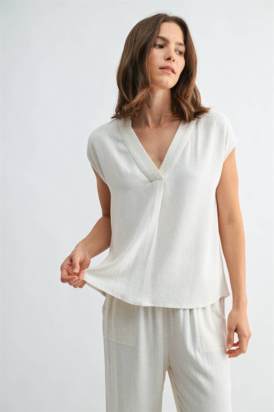 V NECK DOLMAN TOP - Fun2Fun