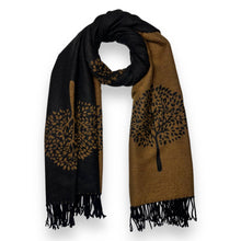 Load image into Gallery viewer, Tree of Life Cashmere Blend Scarf
