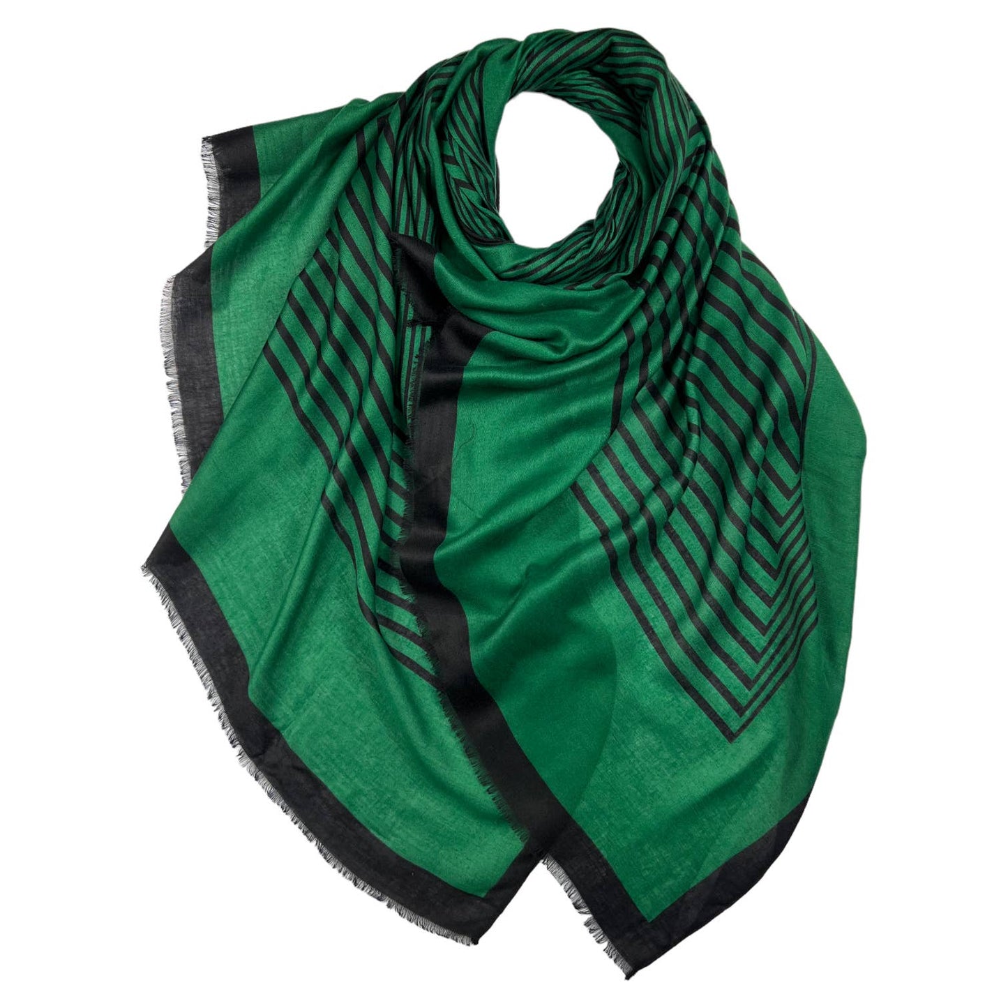London Scarves - Big maze monogram printed scarf