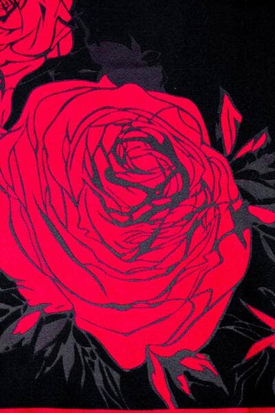 SAACHI - Bold Floral Reversible Scarf