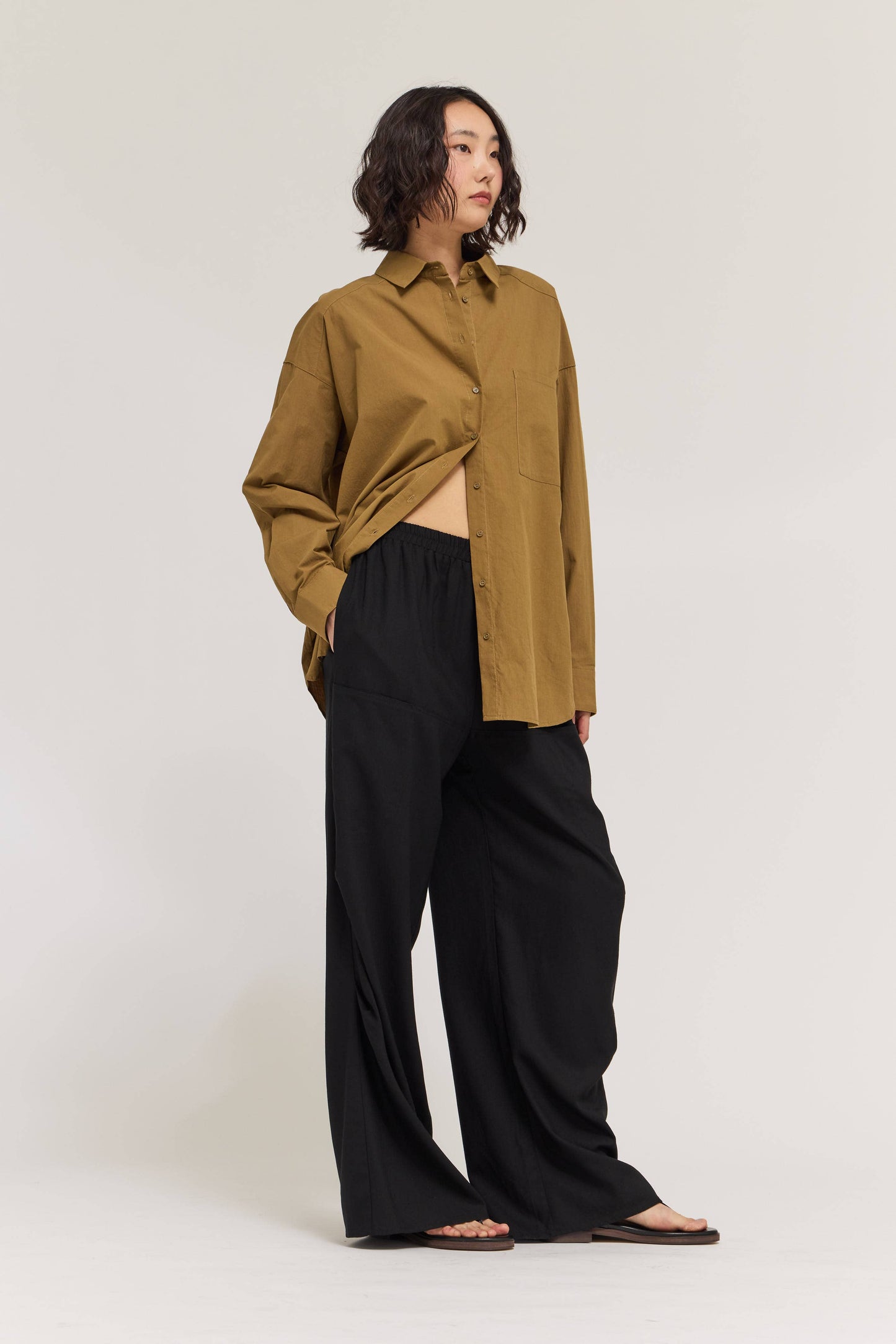Grade & Gather -41712NS - OVERSIZED SHIRT