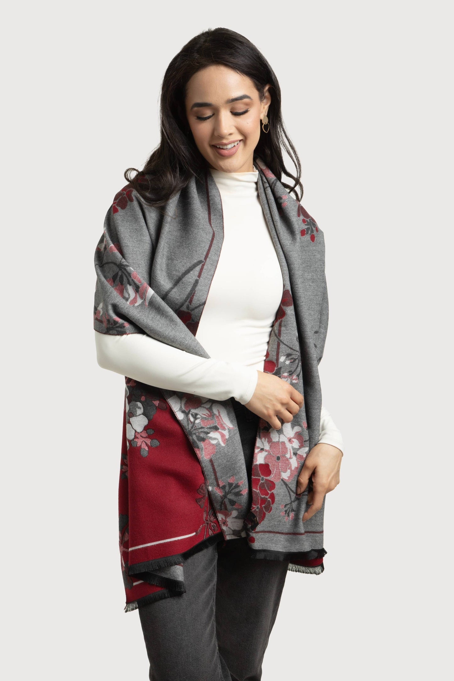 SAACHI - Reversible Denim Scarf