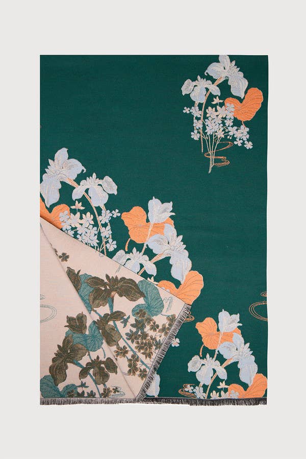 SAACHI - Floral Reversible Scarf