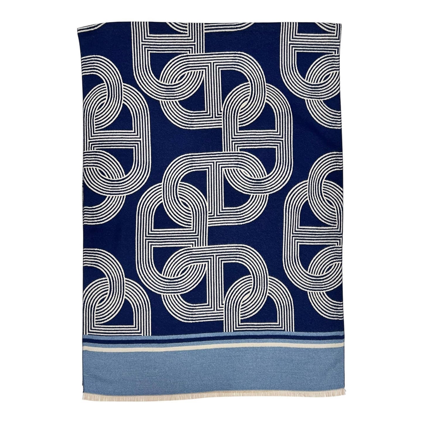 London Scarves - Cashmere blend chain link print