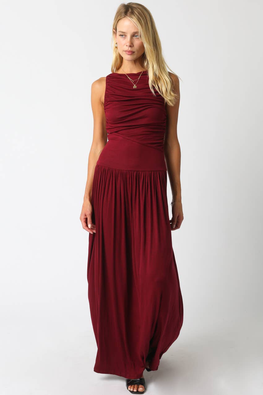 Olivaceous - Leni Maxi Dress