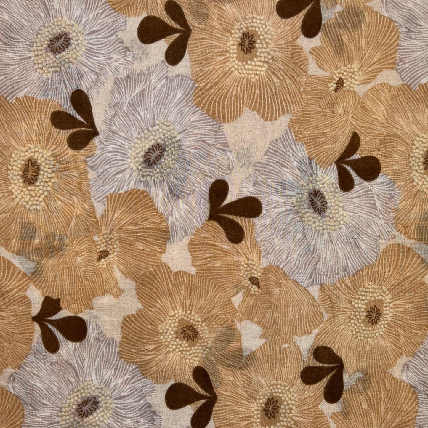 London Scarves - Calendula flower print scarf