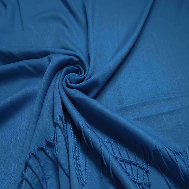 Cotton Blend Tassel Pashmina