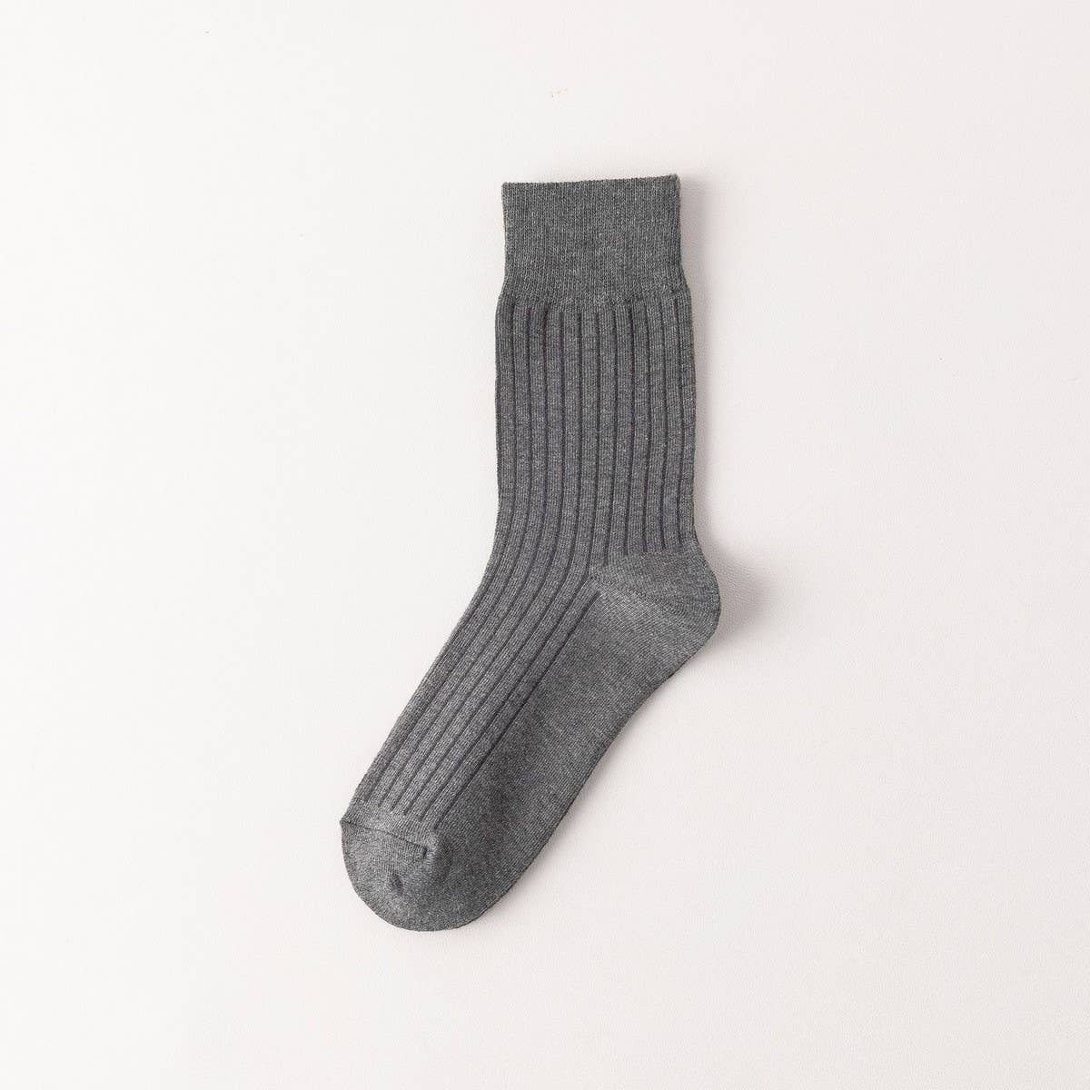 WOMEN SOLID COTTON SLOUCH CREW SOCKS - NINEXIS