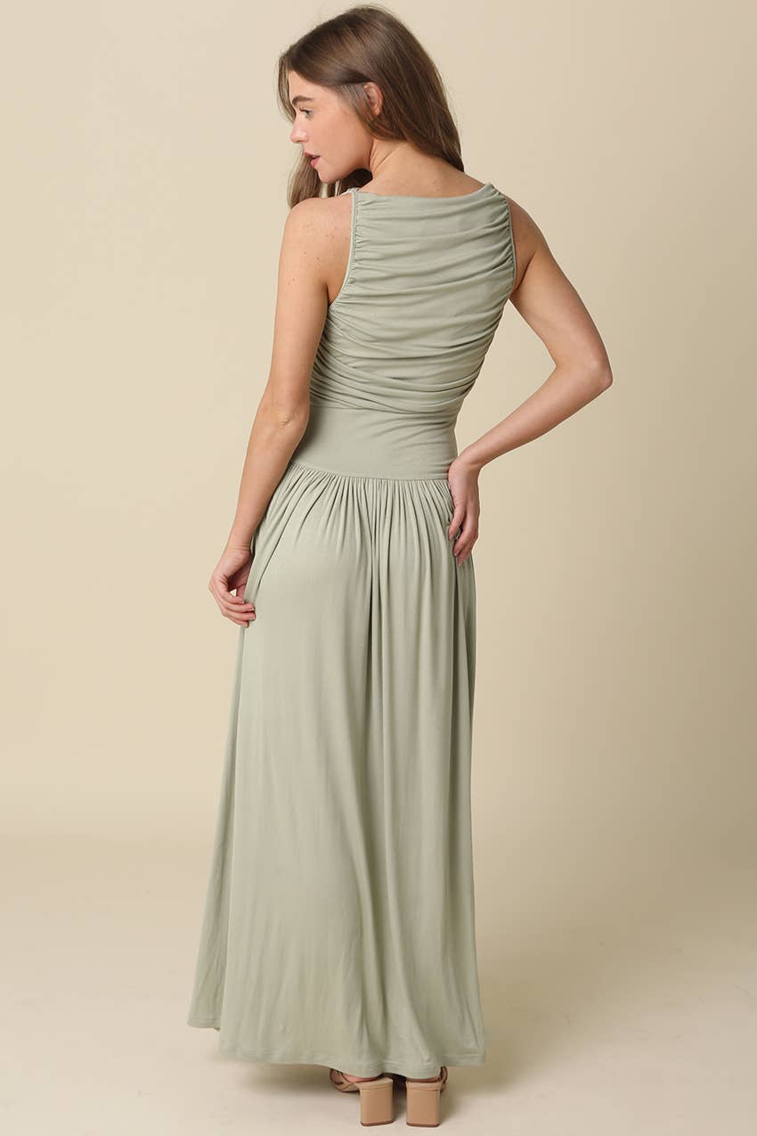 Olivaceous - Leni Maxi Dress