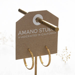 Amano Studio - Beaded Hoops - options