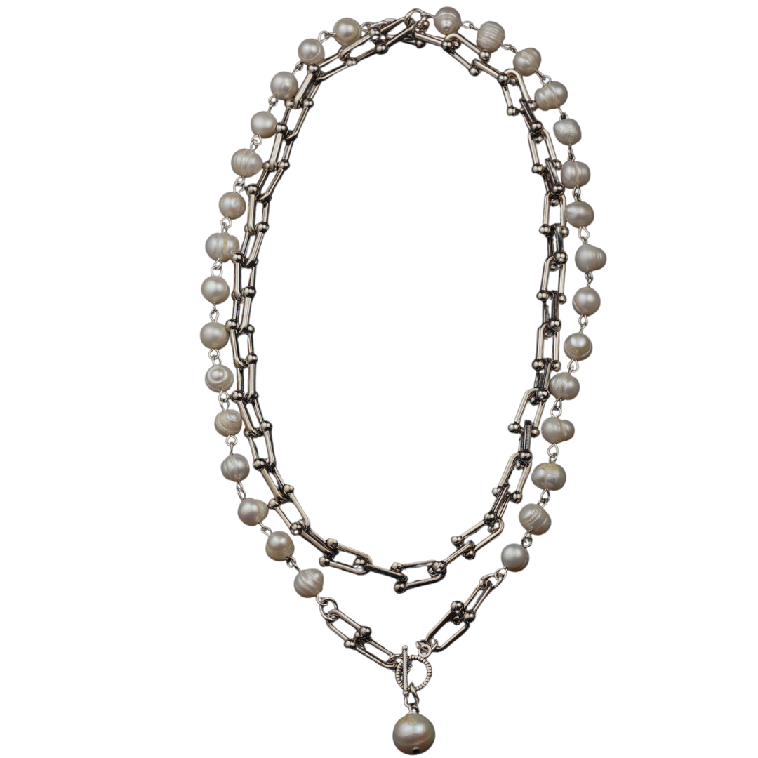 ali & bird jewelry - Lexington Necklace with Pearls