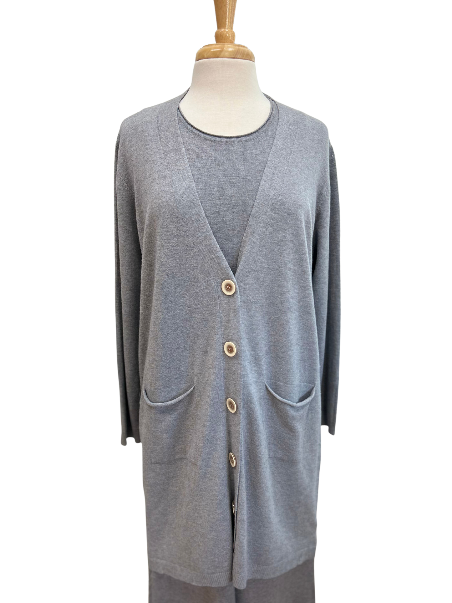 Long Pocket Cardigan
