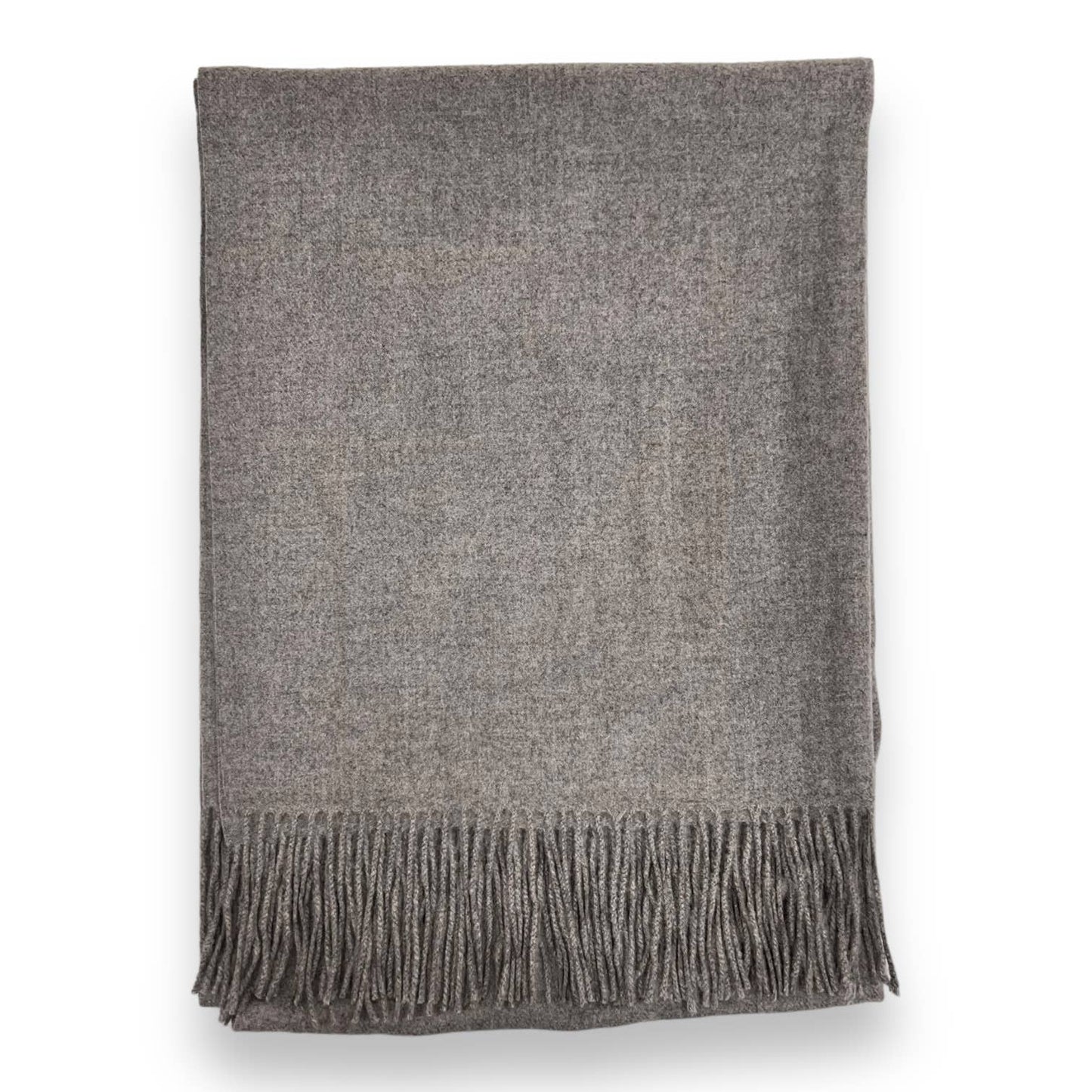 London Scarves - Classic Plain Cashmere Blend with Tassels