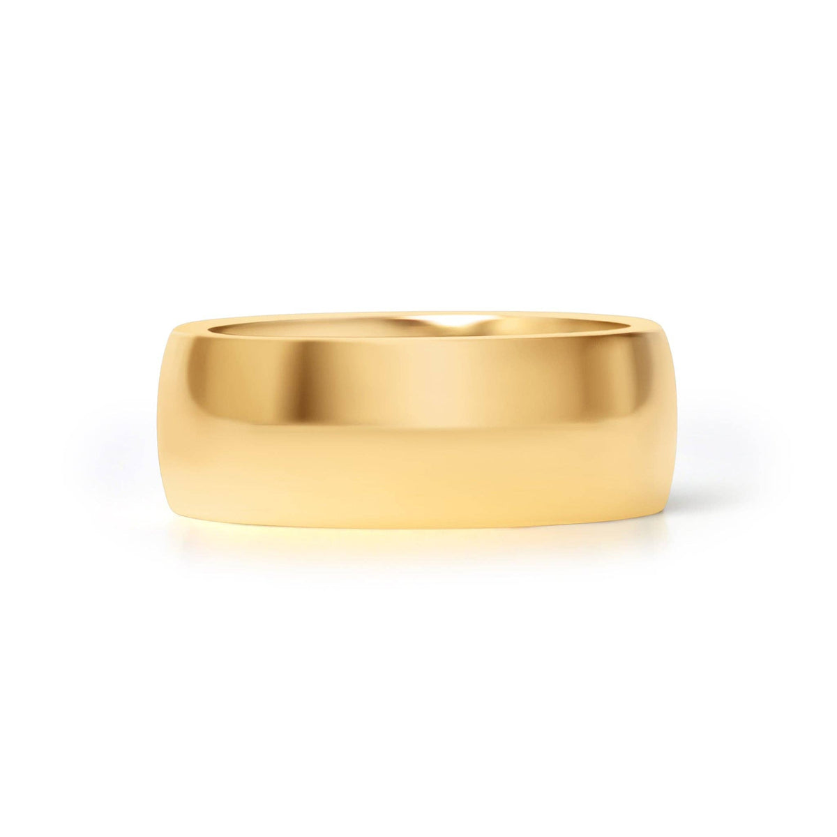 Stainless Steel Blank Gold Ring - WJW