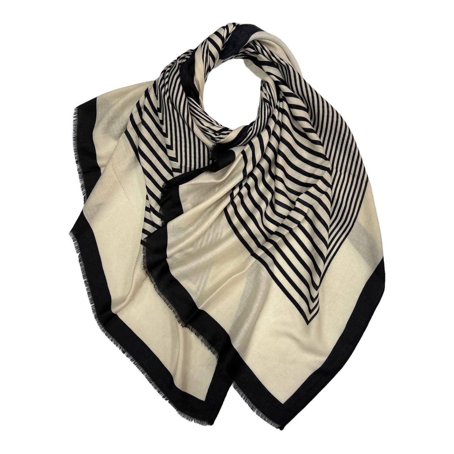 London Scarves - Big maze monogram printed scarf