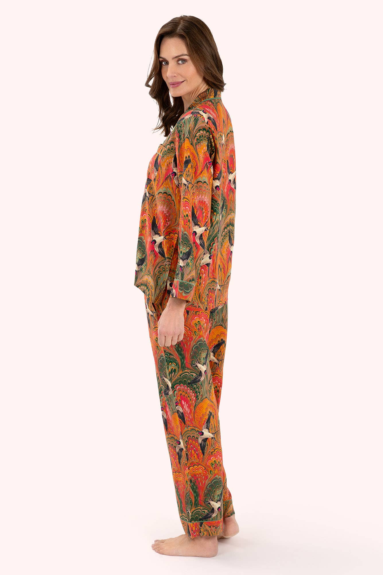 Powder Design inc - US - Supersoft Marbled Swallows Pyjamas - Small