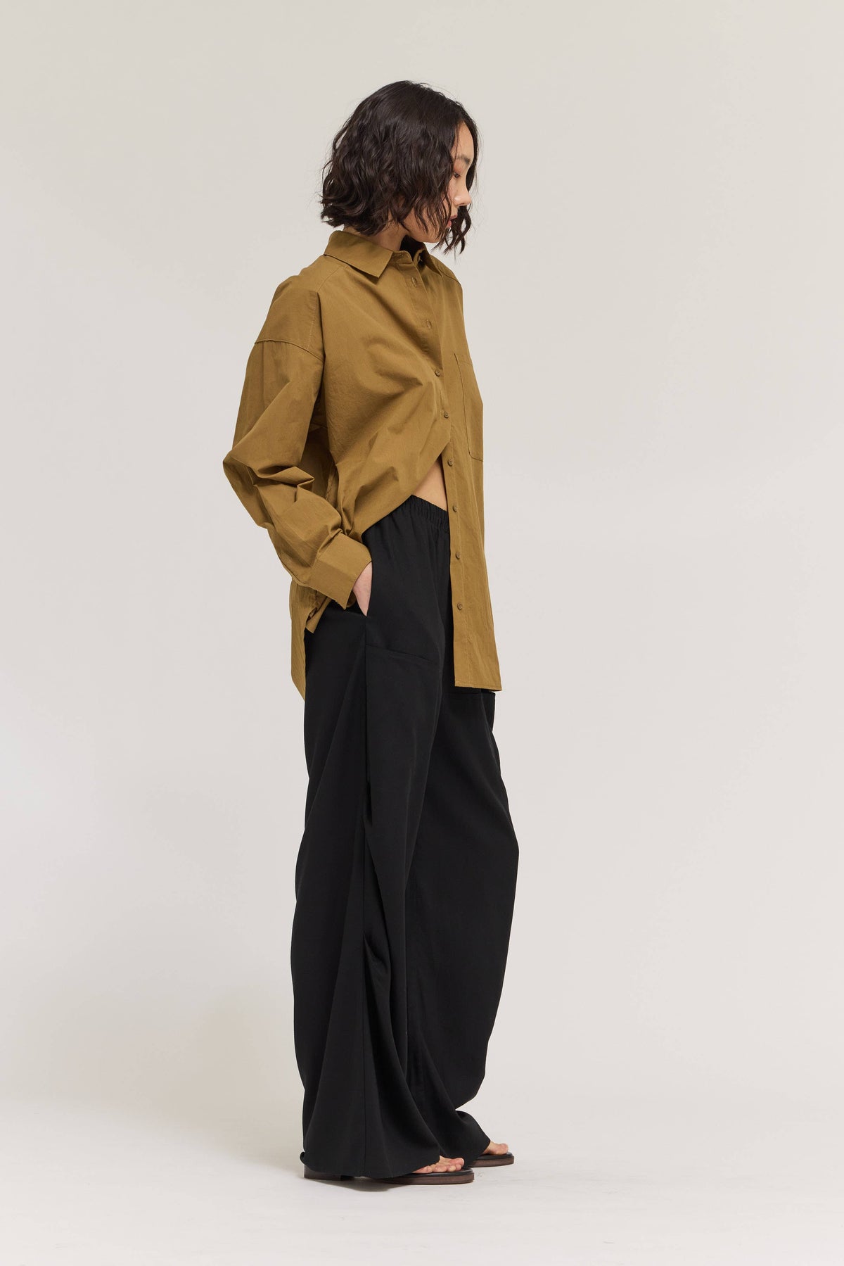 Grade & Gather -41712NS - OVERSIZED SHIRT