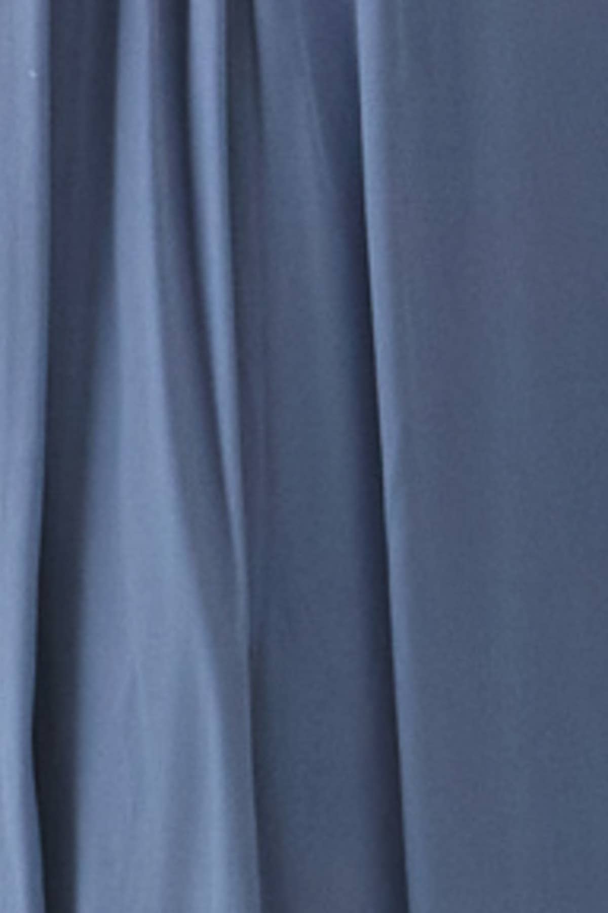 FLOWY DRESS WITH BUTTONED TRIM AND SLIT - VND40209E8