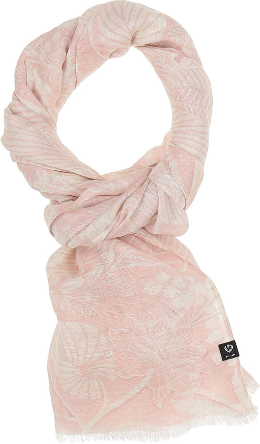 FRAAS - The Scarf Company - Linen Palm Floral Foliage