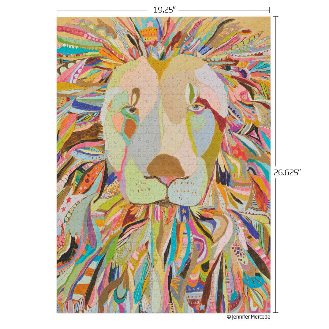 WerkShoppe - Majestic Lion | 1000 Piece Jigsaw Puzzle