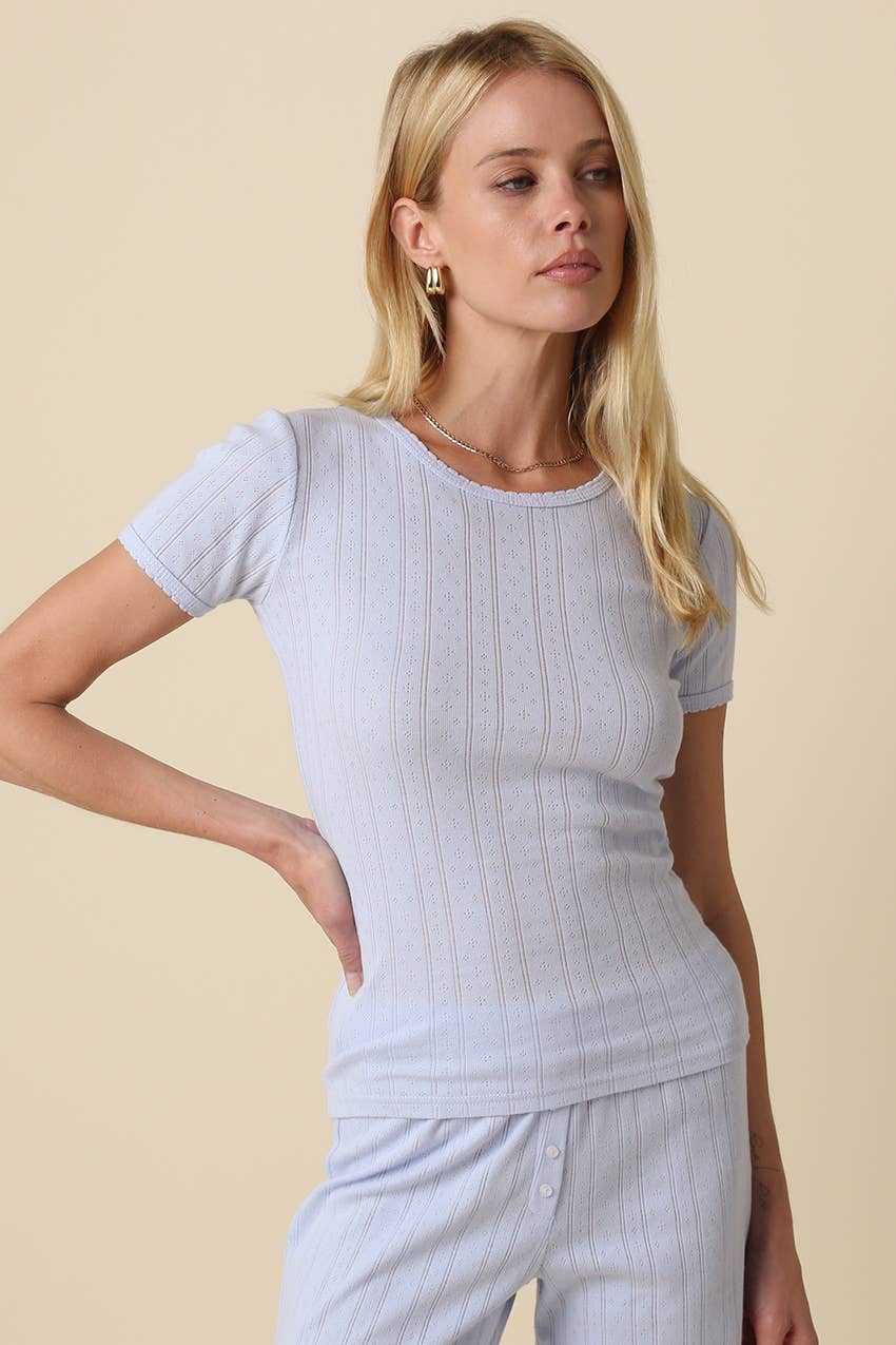 Olivaceous - Marley Ribbed Knit Top