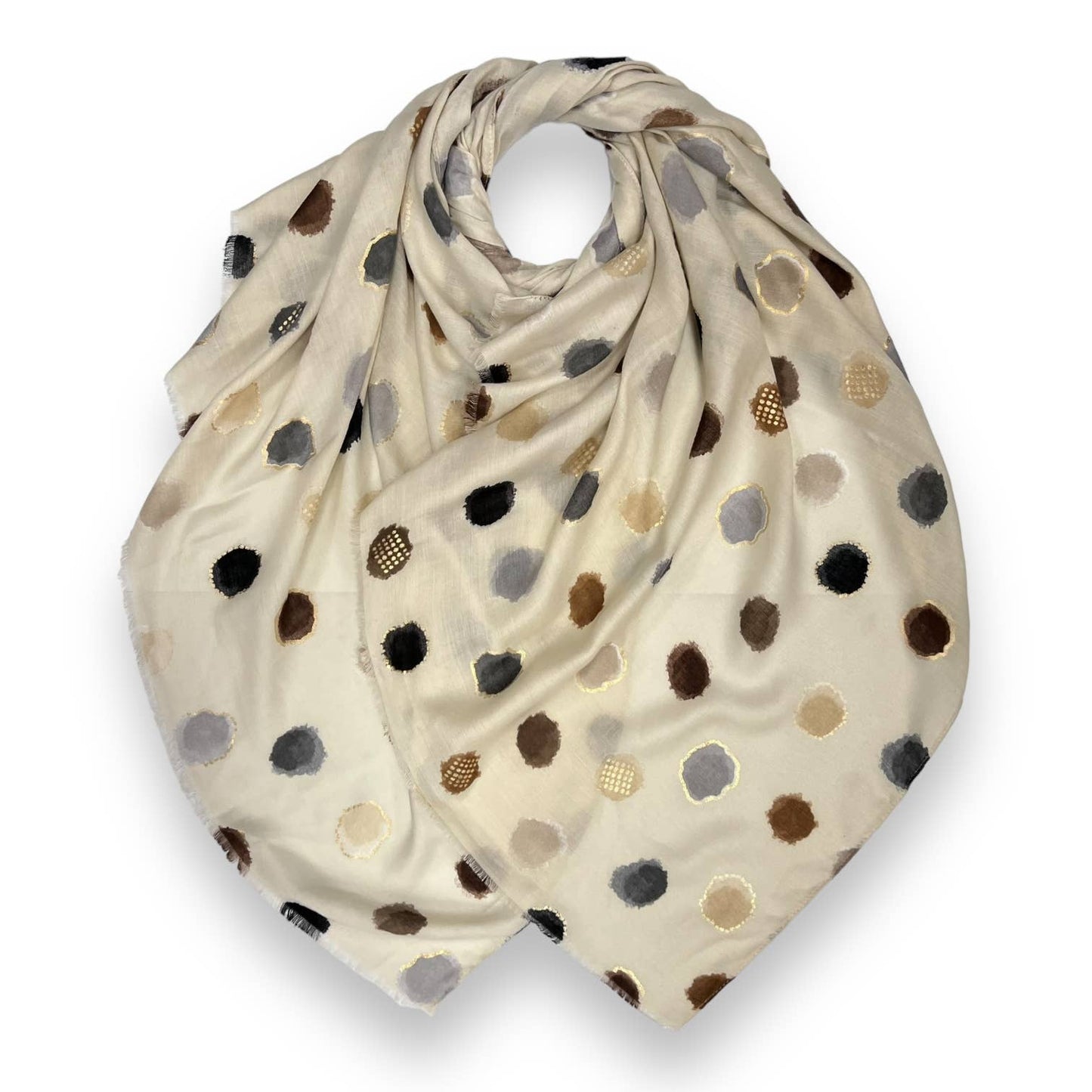 London Scarves - Spotty Colourful Scarf