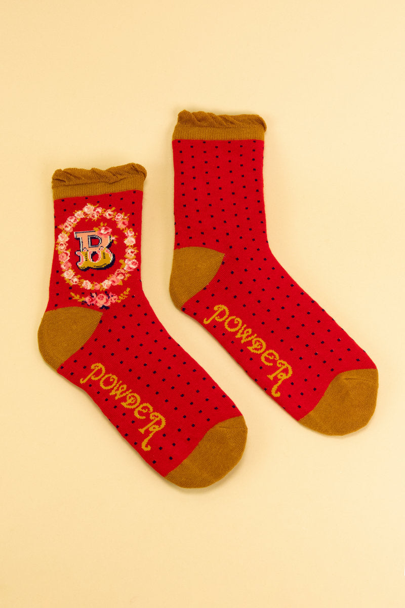 A-Z Ankle Socks