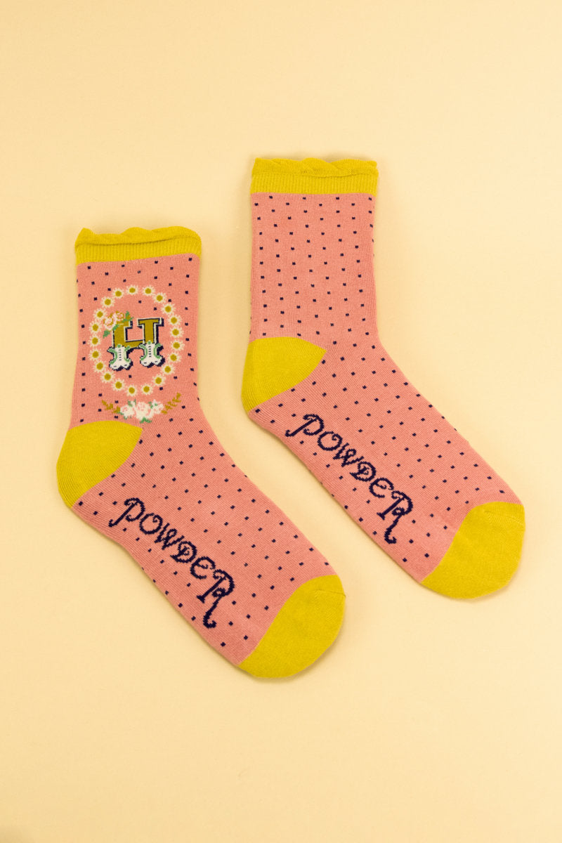 A-Z Ankle Socks