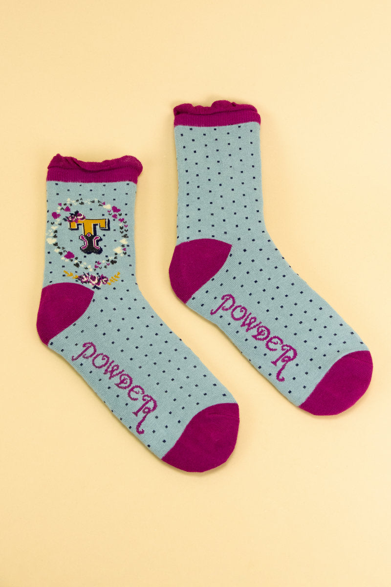 A-Z Ankle Socks