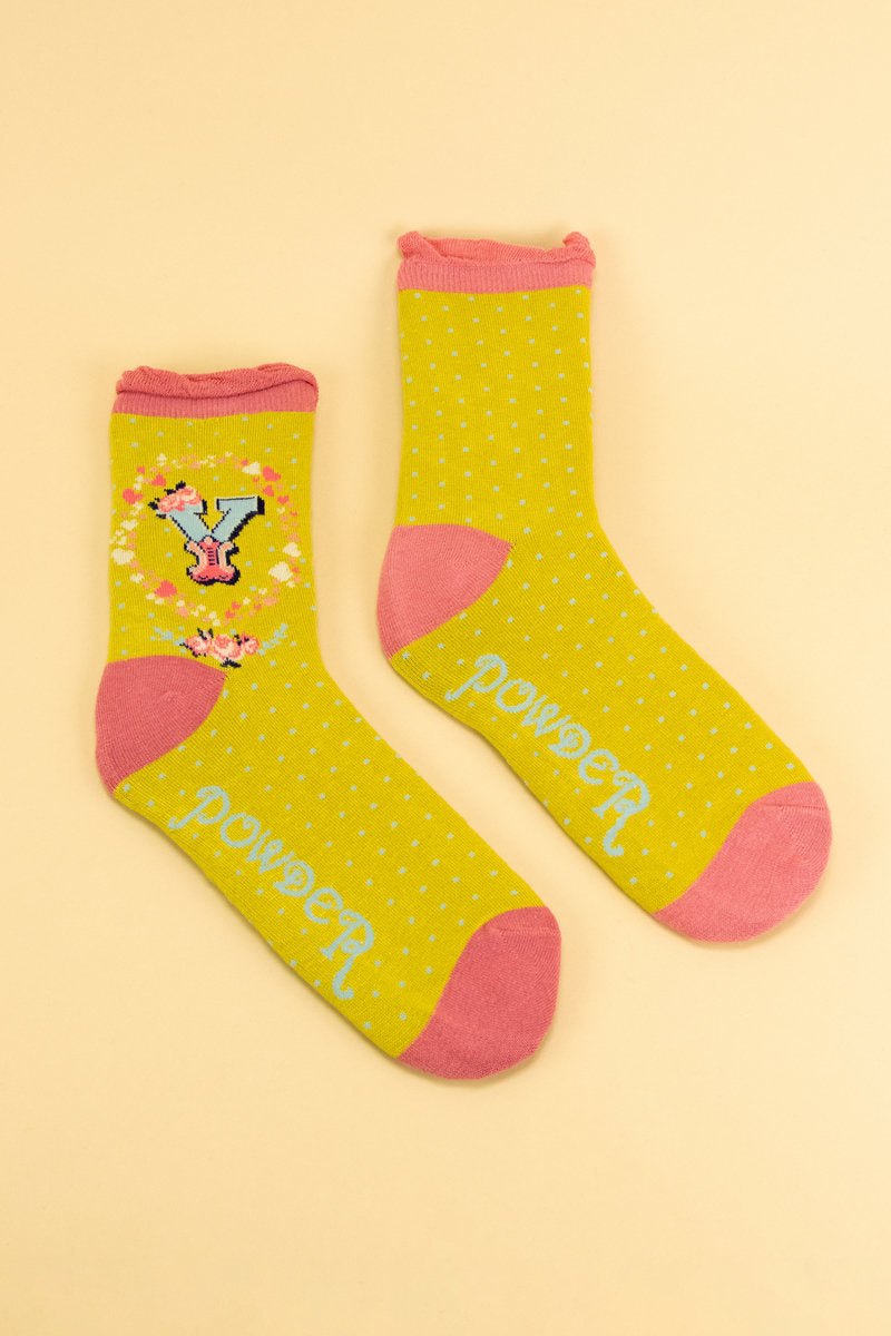A-Z Ankle Socks