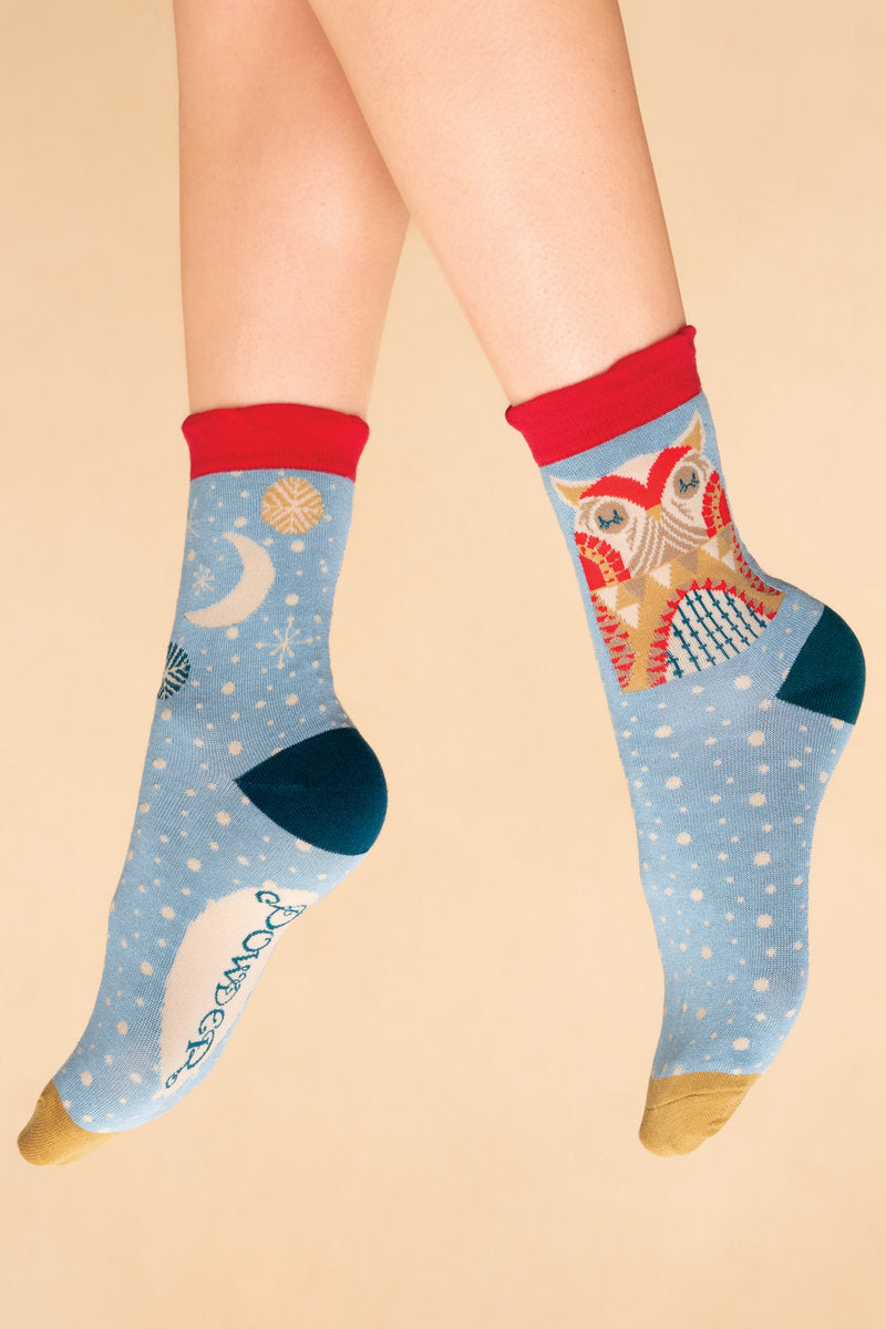 Owl by Moonlight Ankle Socks