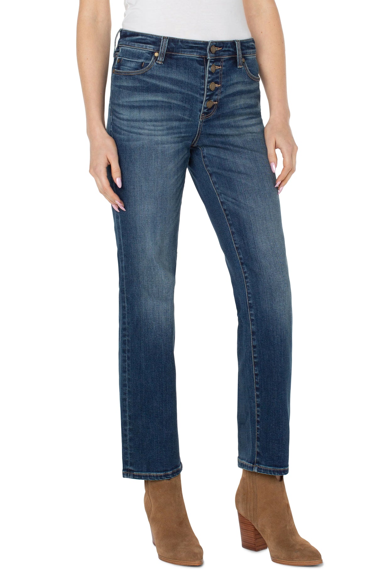Kennedy Straight with Exposed Button Fly