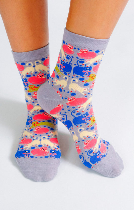 cats knit ankle by mur