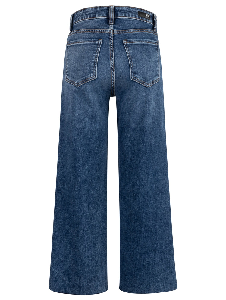 CHARLOTTE HIGH RISE CULOTTES WITH RAW HEM