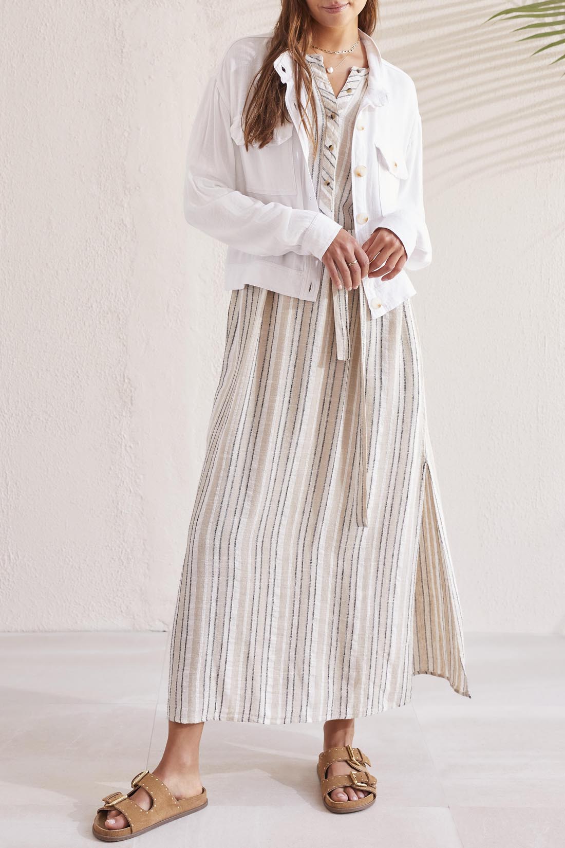 CROP JACKET W/POCKETS