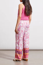 Load image into Gallery viewer, FLOWY BORDER PRINT PANT W/ DRAWCORD
