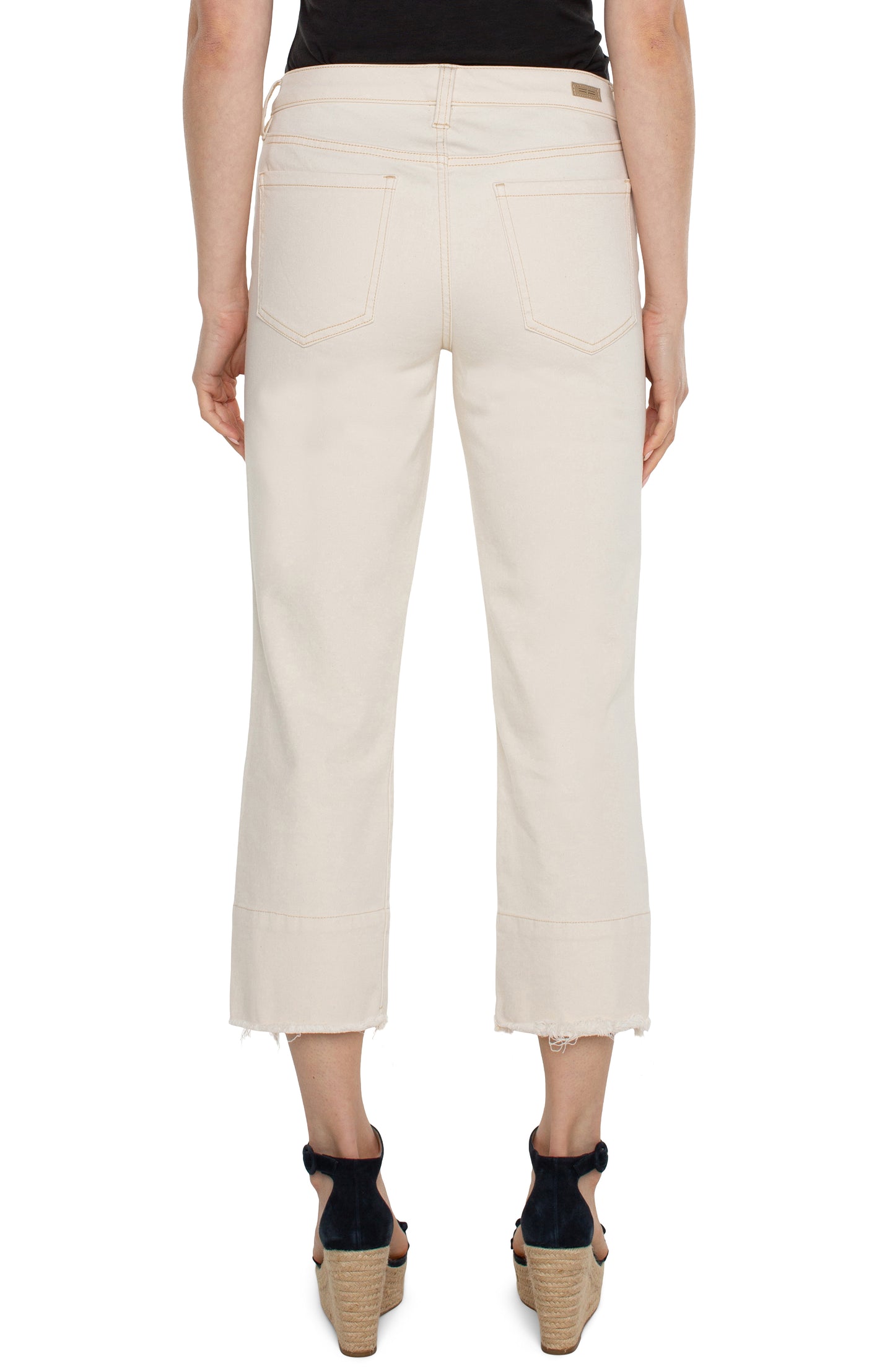 liv w/ double fray hem