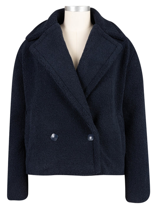 EMALINE - DOUBLE BREASTED SHERPA
COAT