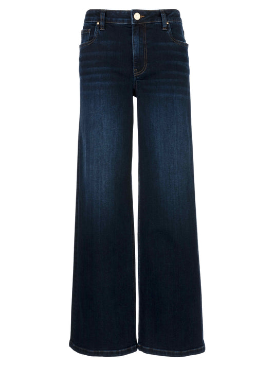 PETITE JEAN HIGH RISE WIDE LEG CLEAN HEM