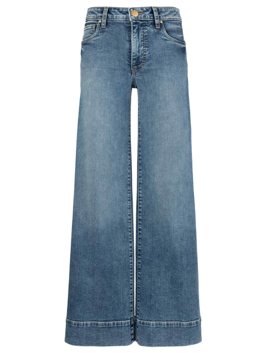 MAYA HIGH RISE FAB AB WIDE LEG BCK DARTS WIDE HEM
