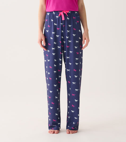 running horses pj pants in bag