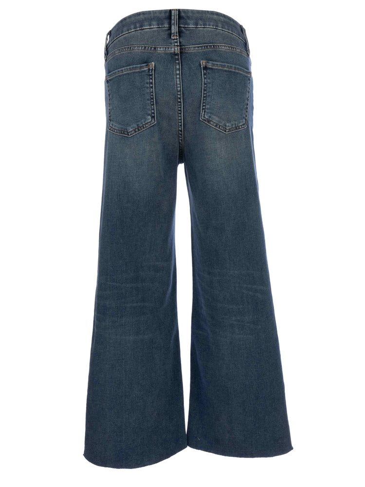 MEG HIGH RISE FAB AB WIDE LEG RAW HEM