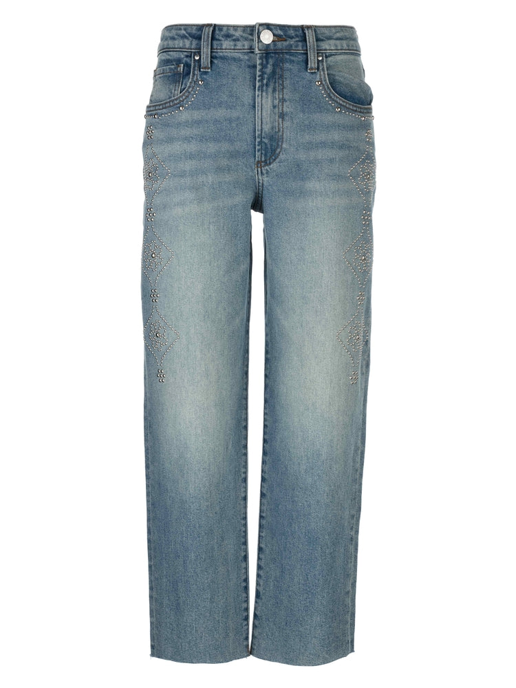 FAY HIGH RISE ANKLE STRAIGHT LEGZIPPER FLY