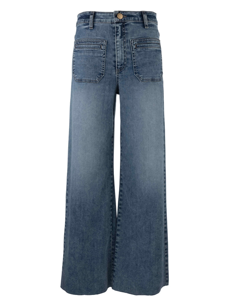 MEG -HIGH RISE WIDE LEG PATCH POCKET