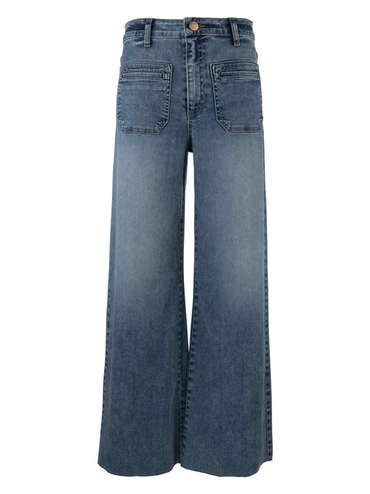 MEG -HIGH RISE WIDE LEG PATCH POCKET
