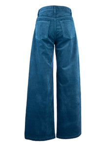 JEAN HIGH RISE WIDE LEG CLEAN HEM