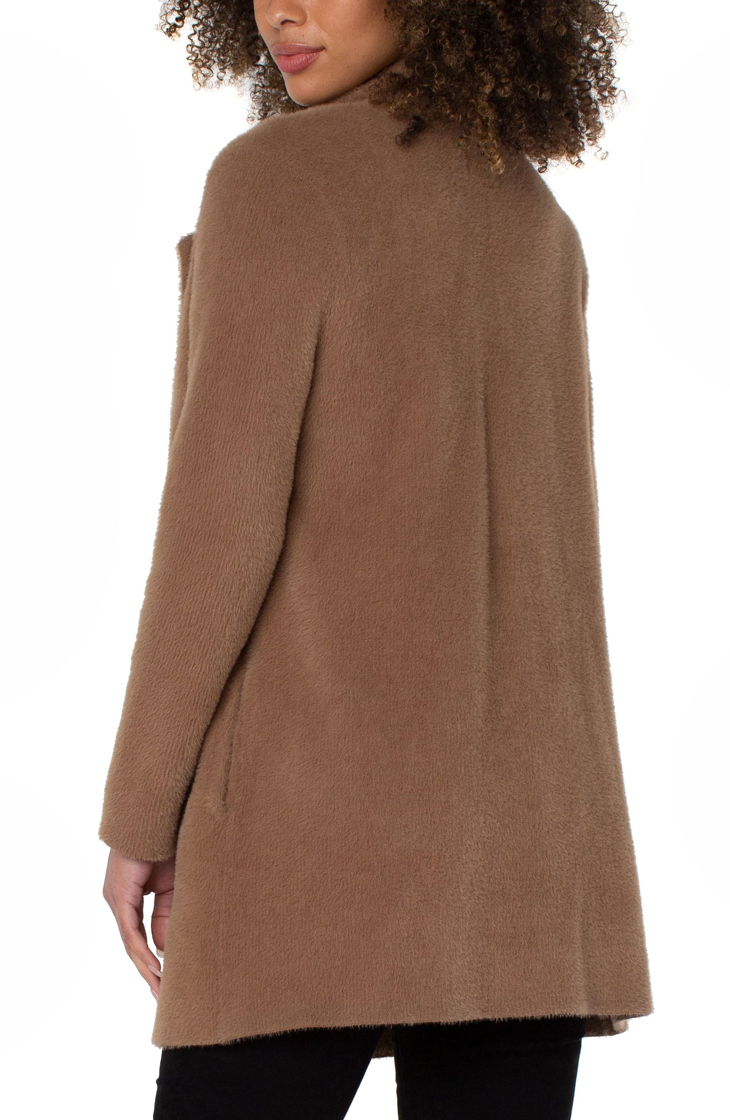 Open front coatigan sweater