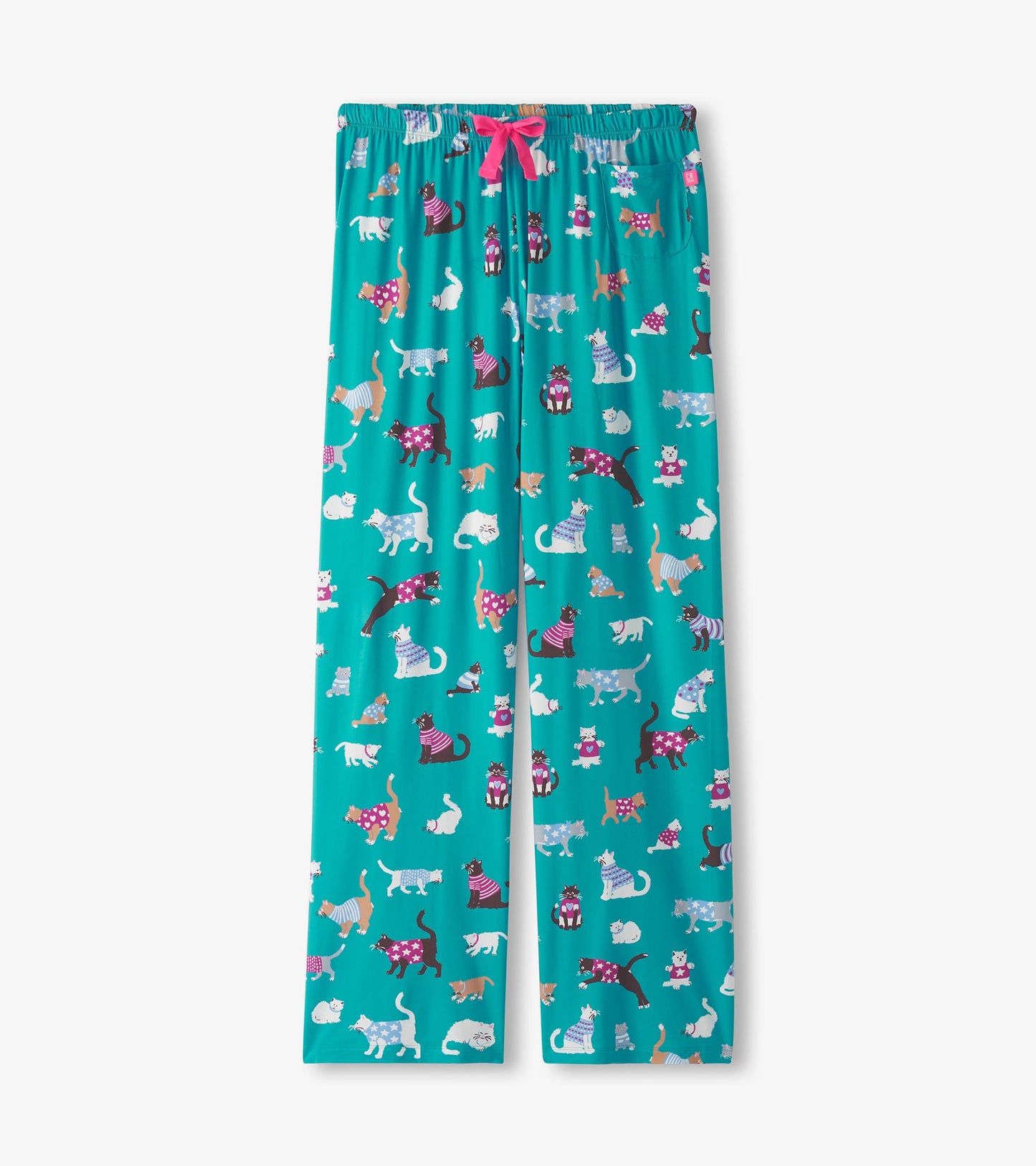 cute cats pj pants in a bag