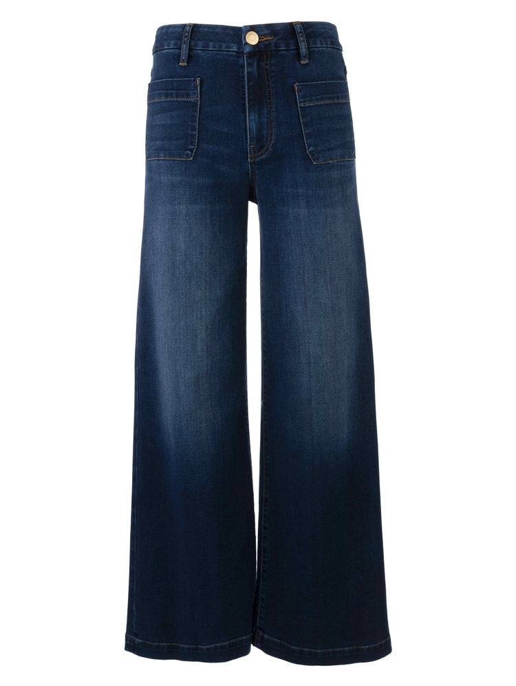 MEG HIGH RISE WIDE LEG W/ PATCH POCKETS REG HEM