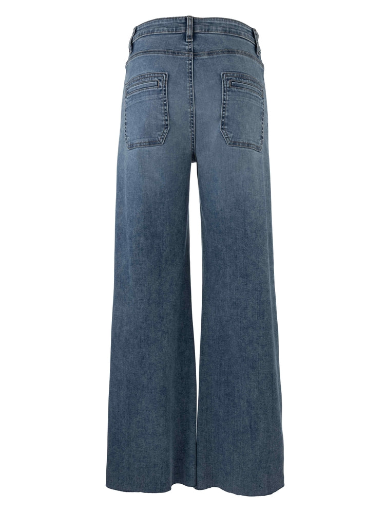 MEG -HIGH RISE WIDE LEG PATCH POCKET